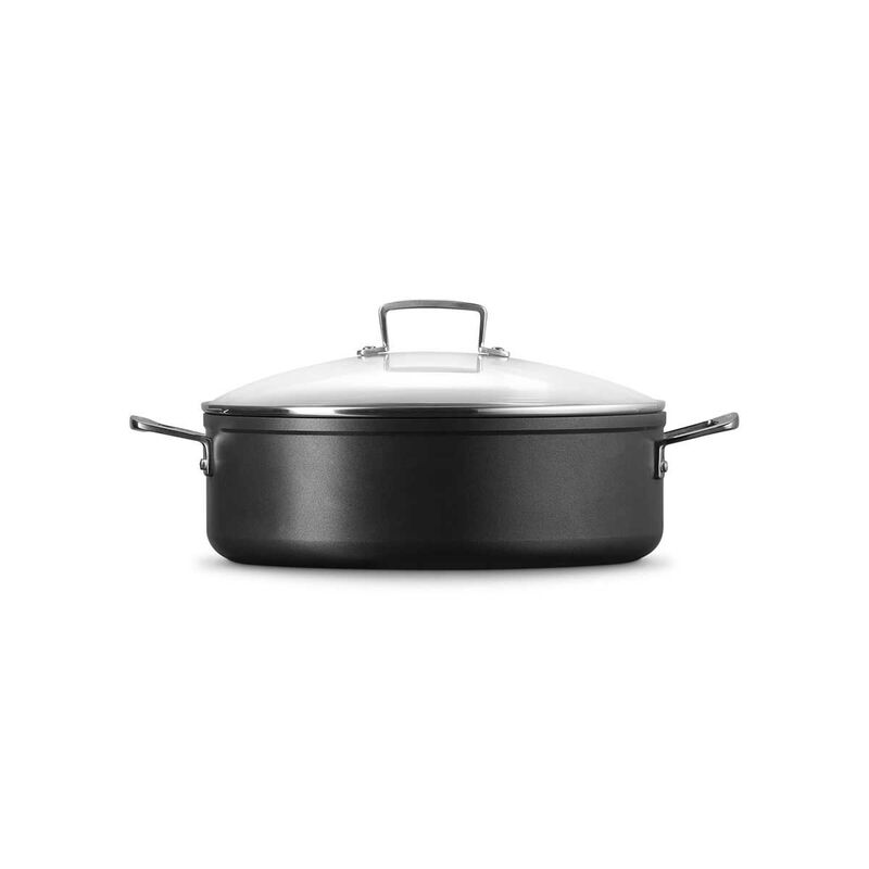Le Creuset Toughened Non-Stick Sauteuse with Glass Lid 30cm image number 3